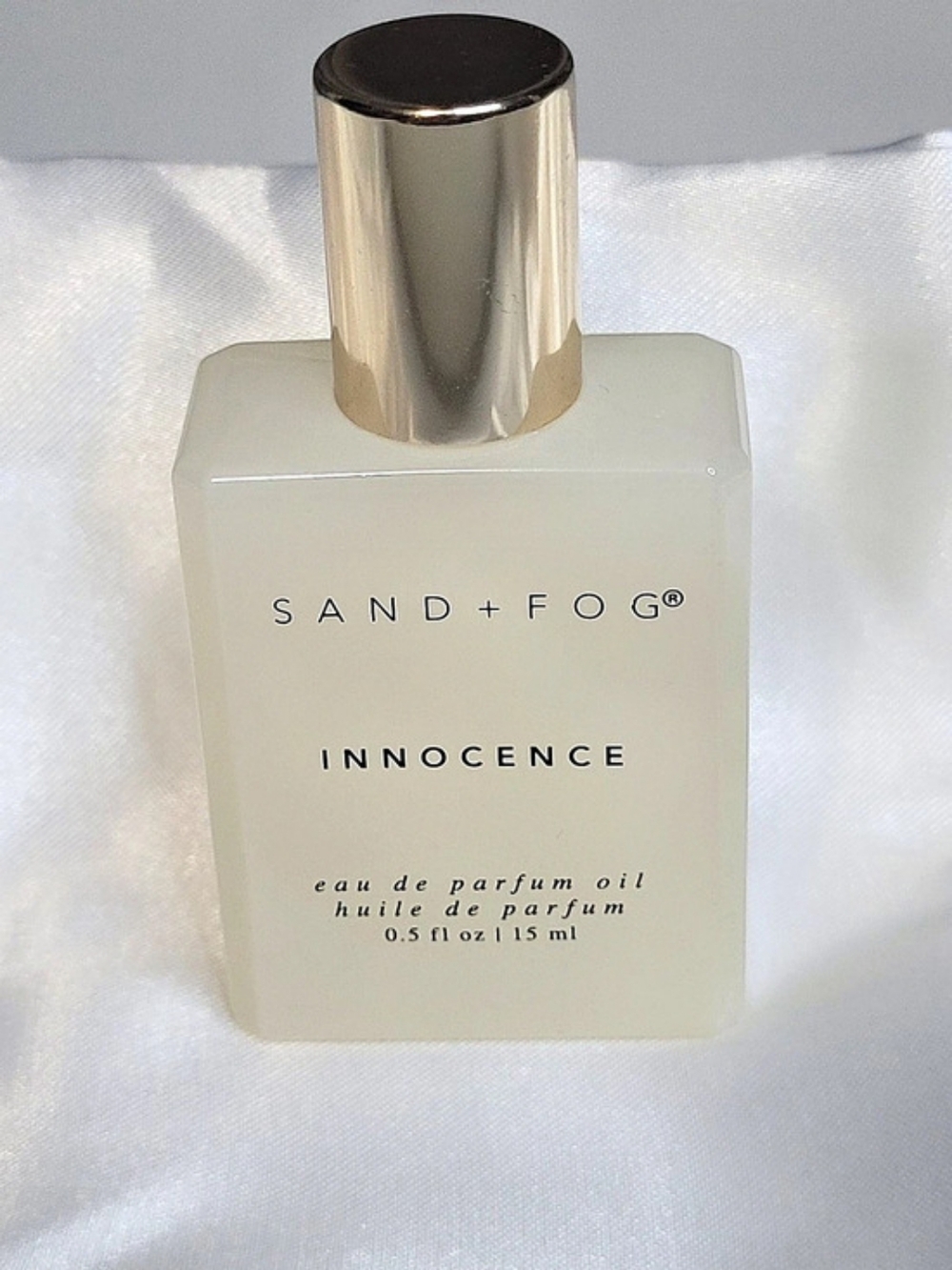 SAND + FOG Innocence Eau de Parfum Oil White - 0.5 fl oz / 15 ml bottle